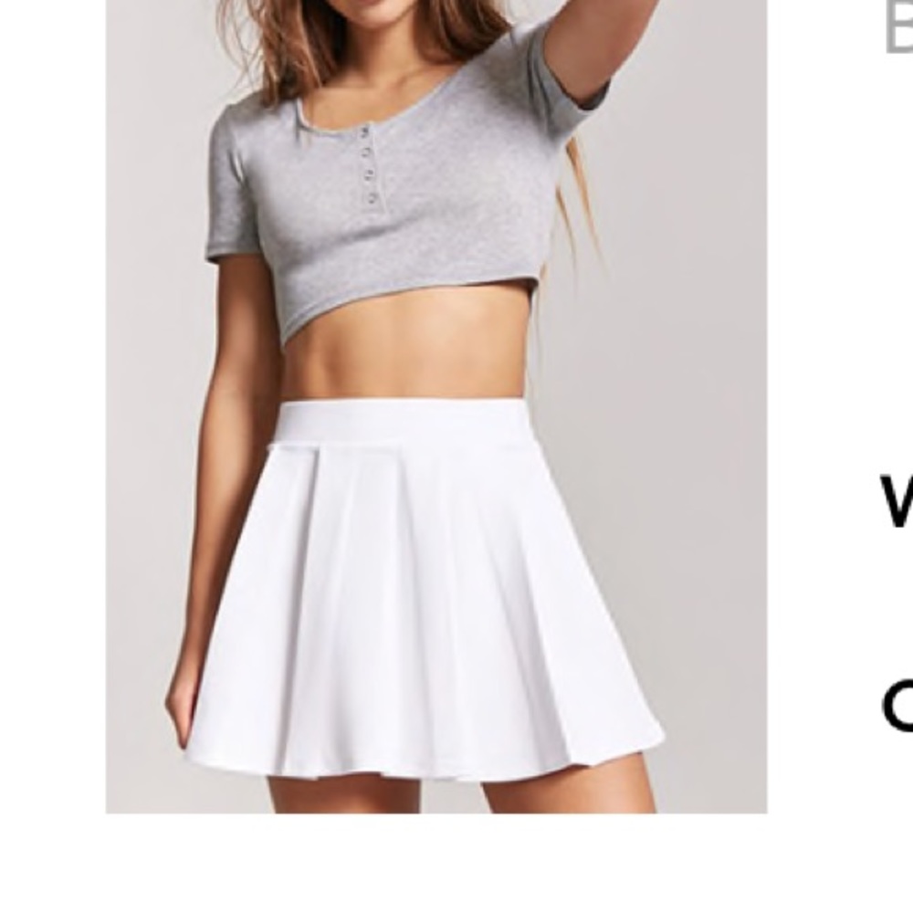 Forever 21 box pleated skirt